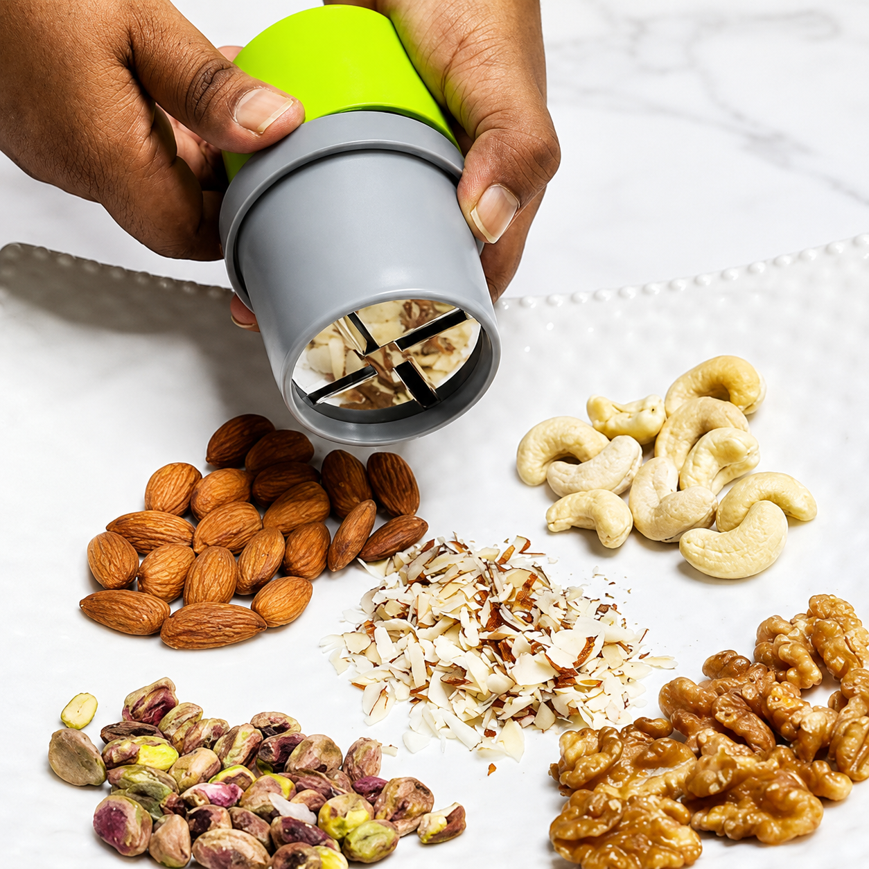 Dry Fruit Cutter & Almond Slicer | Mini Kitchen Chopper Pack of 2