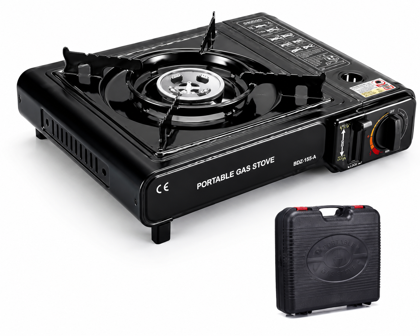 Portable Camping Gas Stove | Dual Fuel Butane & Propane Outdoor Cooking Stove